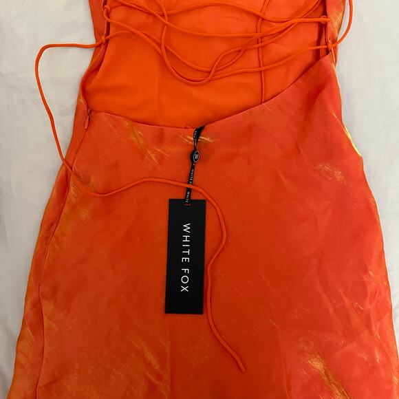 White Fox Boutique Orange Mini Dress - Picture 9 of 16